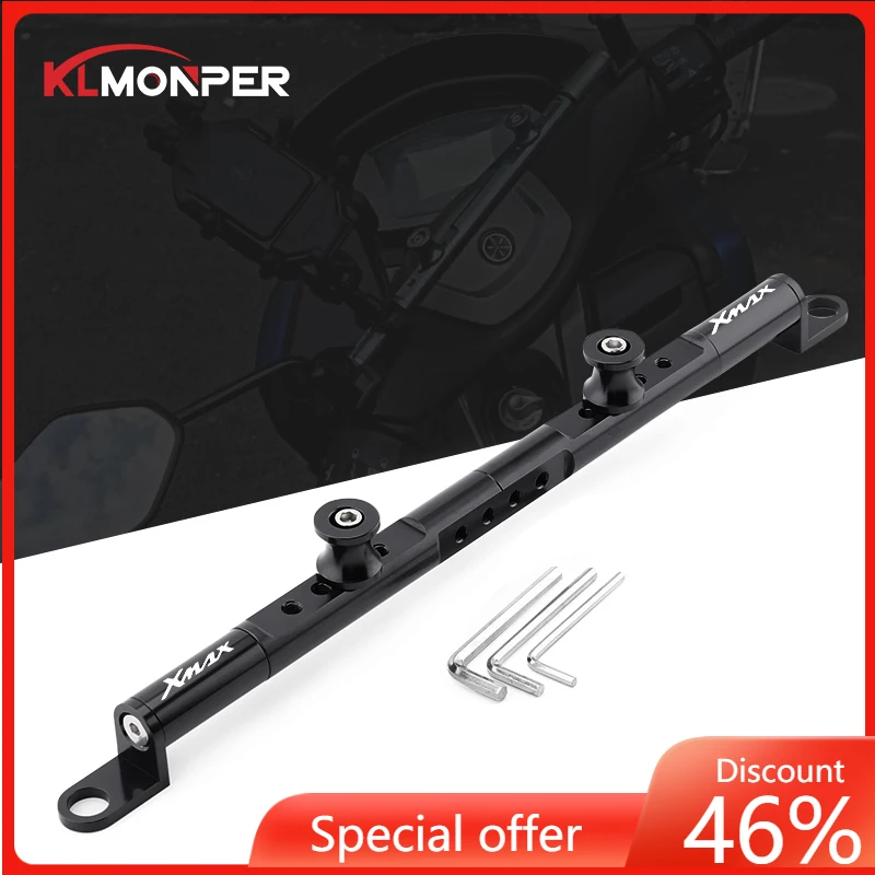 

For YAMAHA XMAX 300 250 400 NMAX155 Motorcycle CNC Mutifunctional Cross Bar Steering Damper Balance Adjustable Lever Accessories