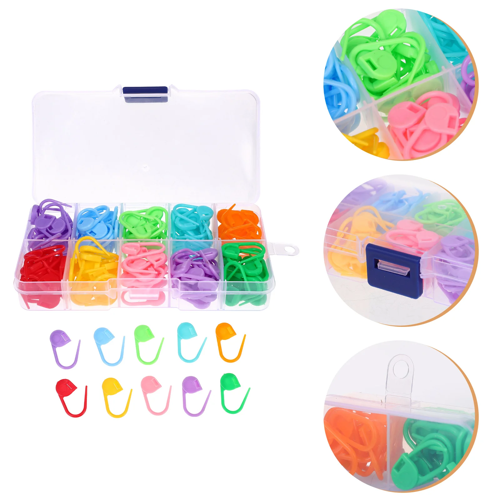

150pcs Colorful Knitting Crochet Makers Stitch Hook Clips Sewing Tools