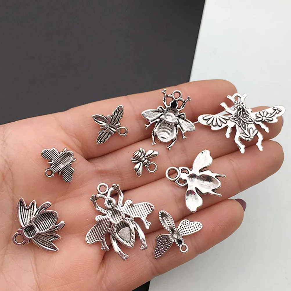80 Pcs Alloy Pendant Charm Jewelry Making Pendants DIY Charms Kits Vintage Necklace Sets
