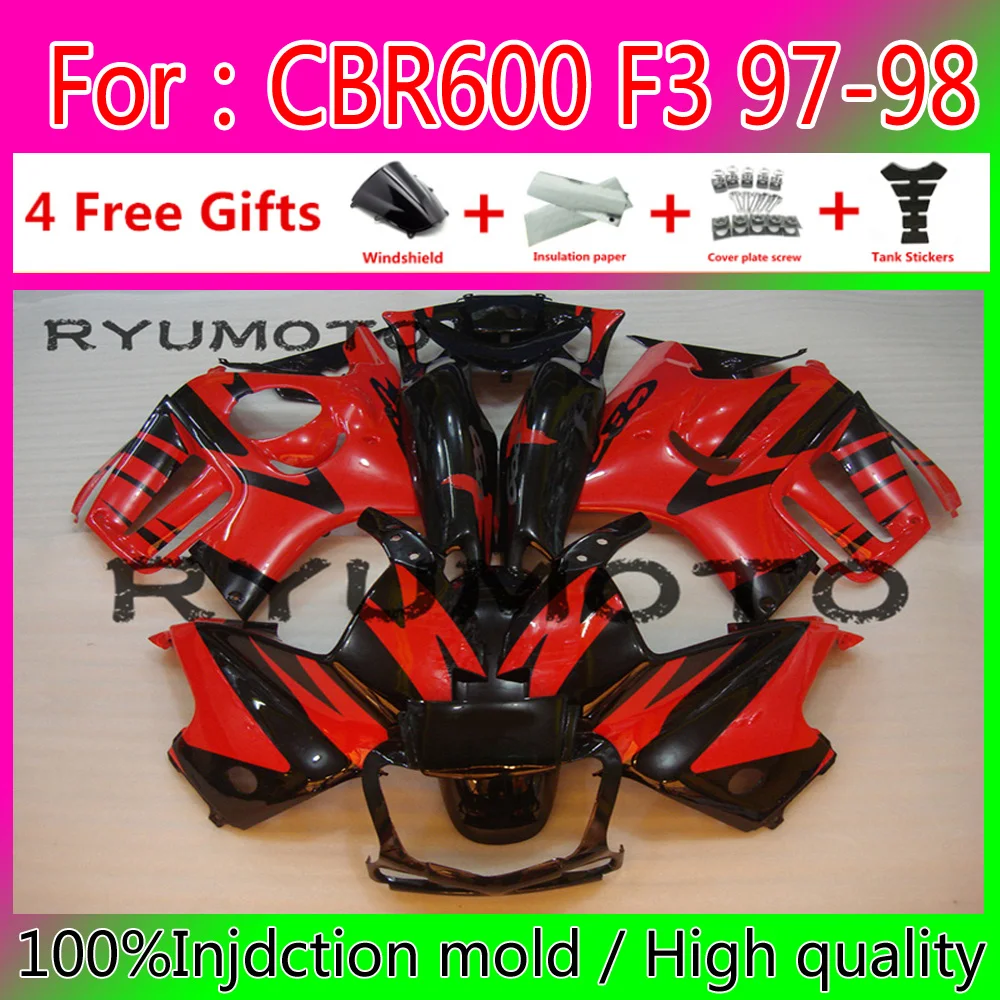 

Новые обтекатели для мотоциклов Honda Cbr 250r 1993 - 1994 MC22 CBR250RR 1993, Обтекатели для кузова CBR 250 RR 1994, красный