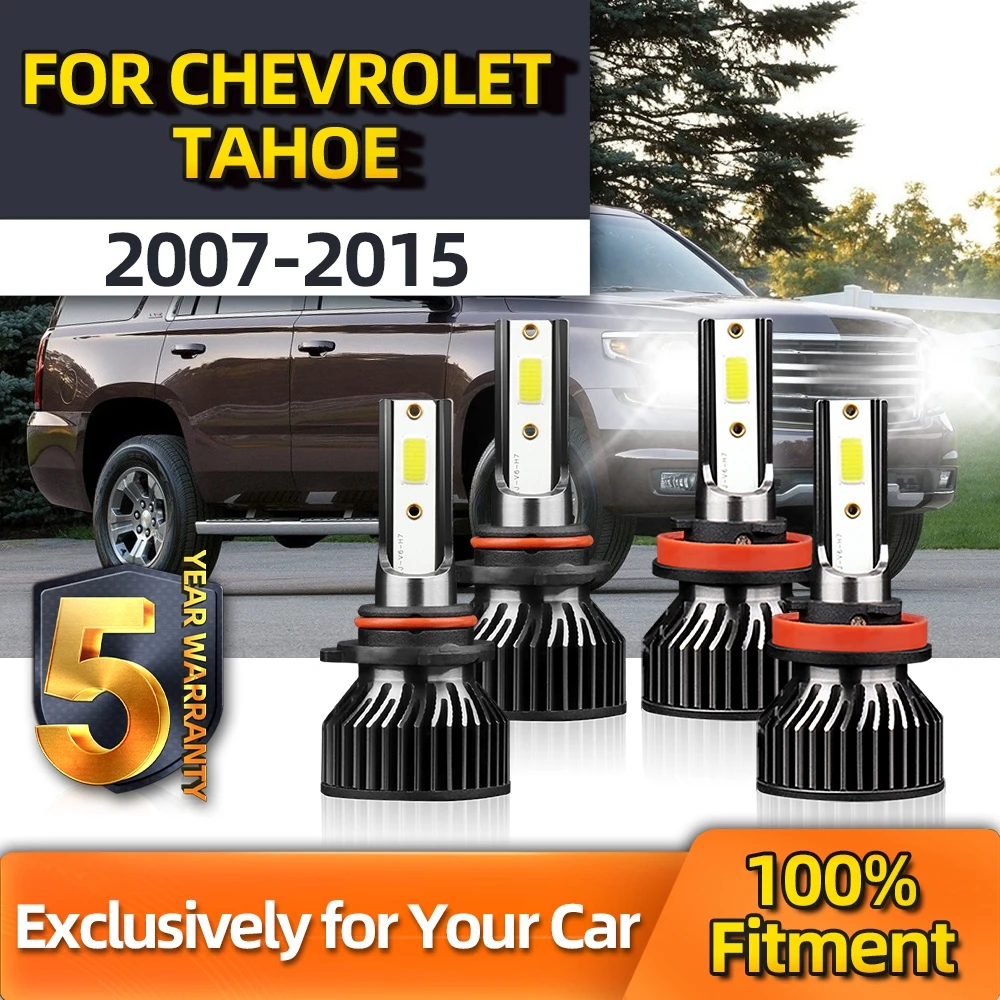 

TEENRAM Plug-N-Play Bulbs 9005 H11 LED Headlights High/Low Beam Combo For Chevrolet TAHOE 2007 2008 2009 2010 2011 2012-2015