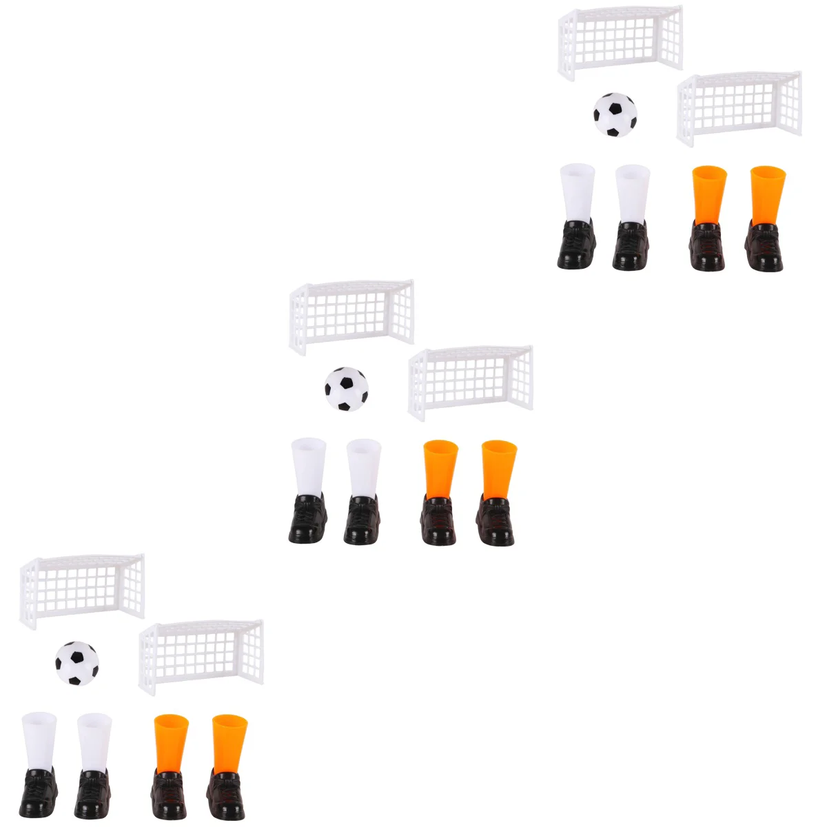 

3 Sets Tabletop Soccer Toy Interactive Football Plaything Birthday Gift