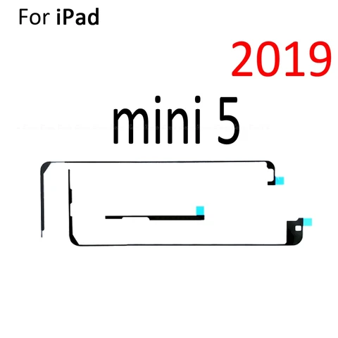 2 шт. предварительно вырезанная клейкая лента для сенсорного экрана, наклейка Glus для iPad mini 1 2 3 4 5 6 2012 2013 2014 2015 2019 2021