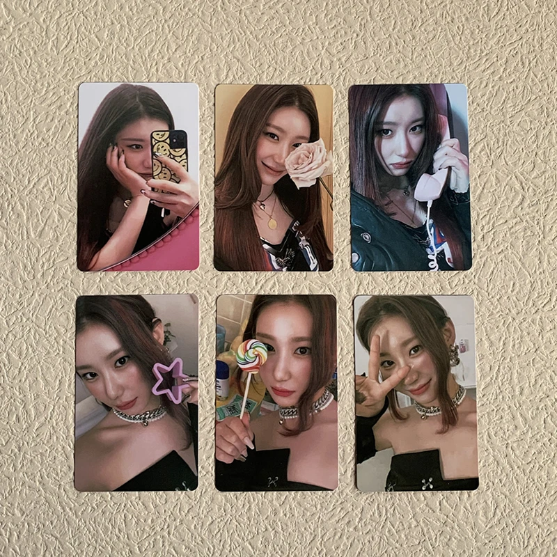 Фотооткрытки KPOP ITZY 6 шт./компл. новый альбом CRAZY IN LOVE самодельные ломо-карты HD