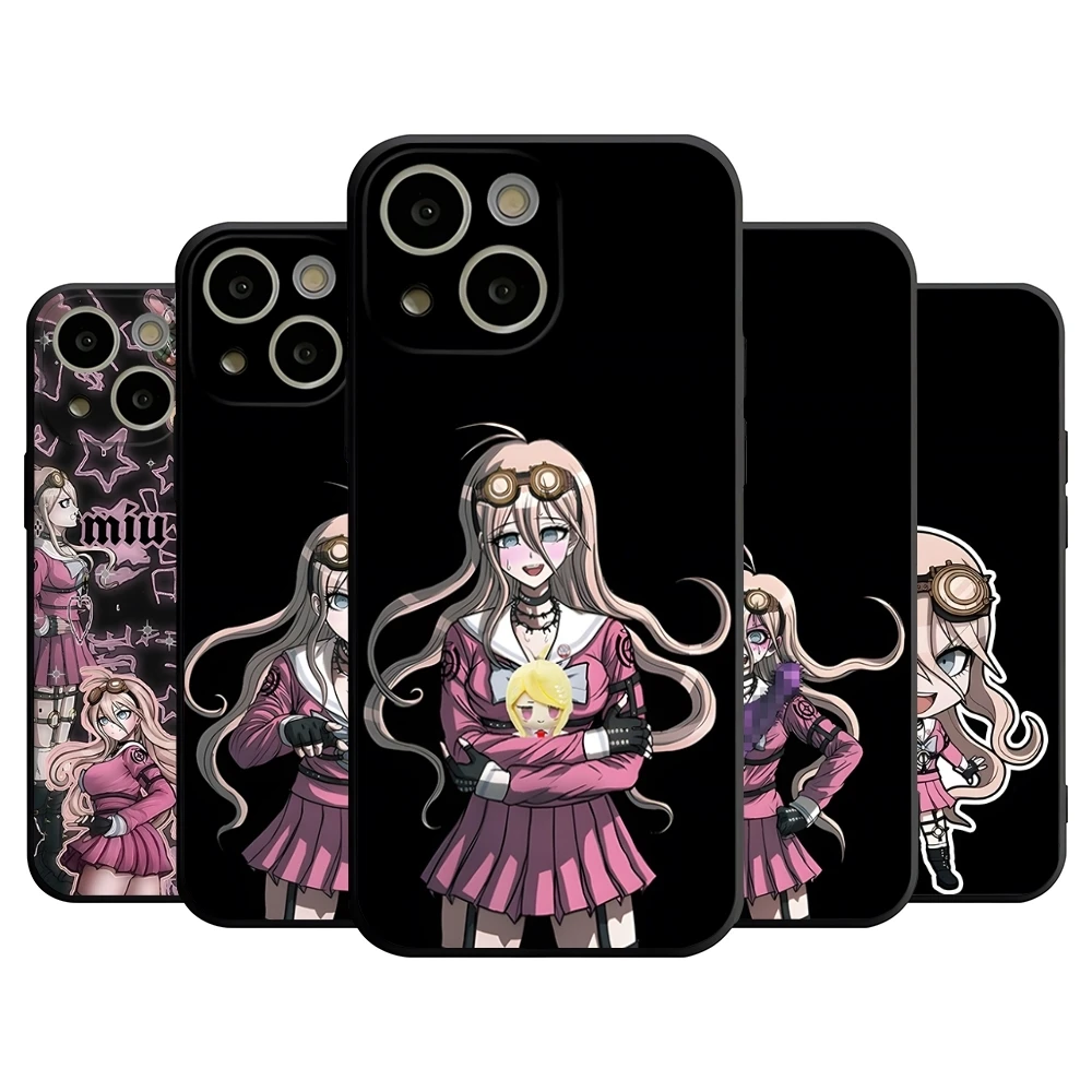 Чехол для телефона Miu Iruma 14 Pro Max Apple Iphone 16 15 Po 12 Mini 11 13 Xr X Xs 8 7 Plus задняя крышка