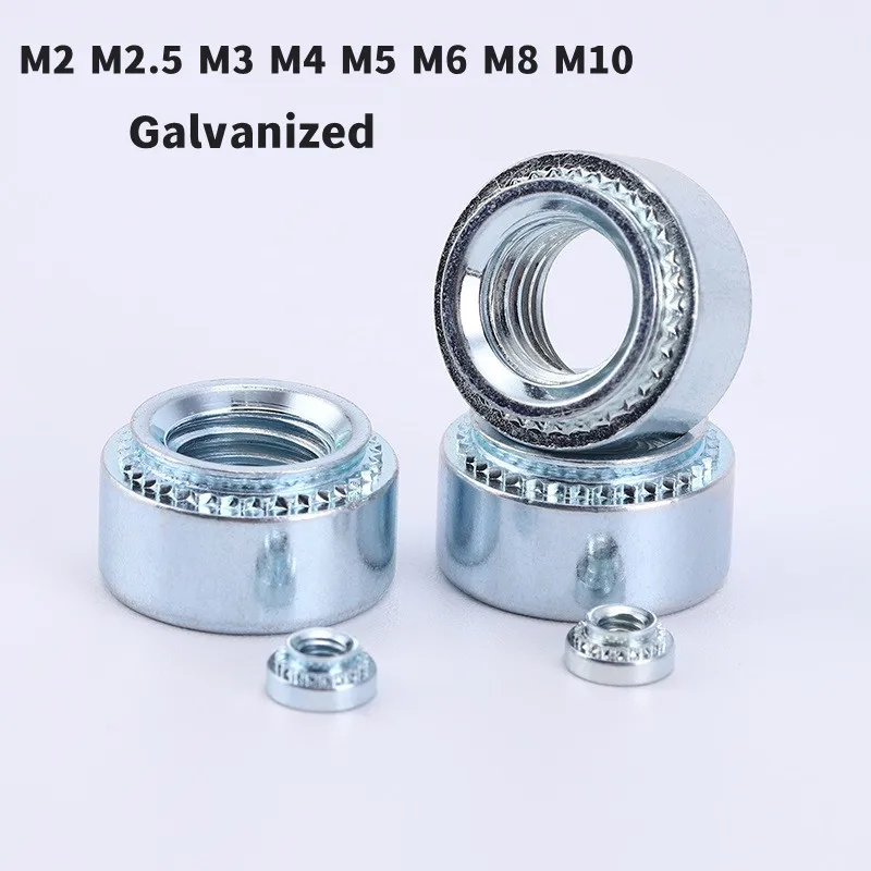 

Заклепочные гайки M2-M10 оцинкованная сталь
