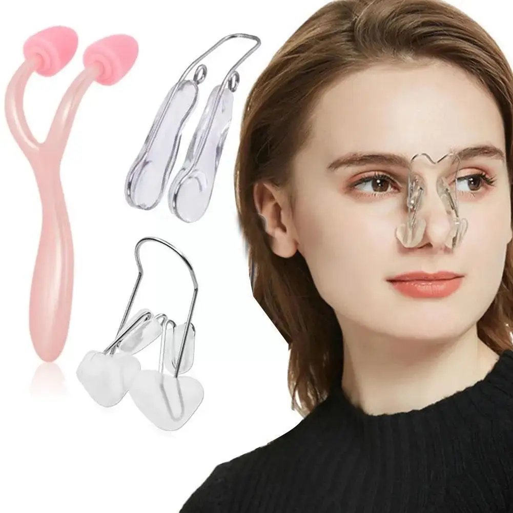 

1PCS Silicone Nose Clip Shaper Nose Up Reducer Lifter Corrector Massager Nose Bridge Accessories Improve Beauty Shaping Too E3B3