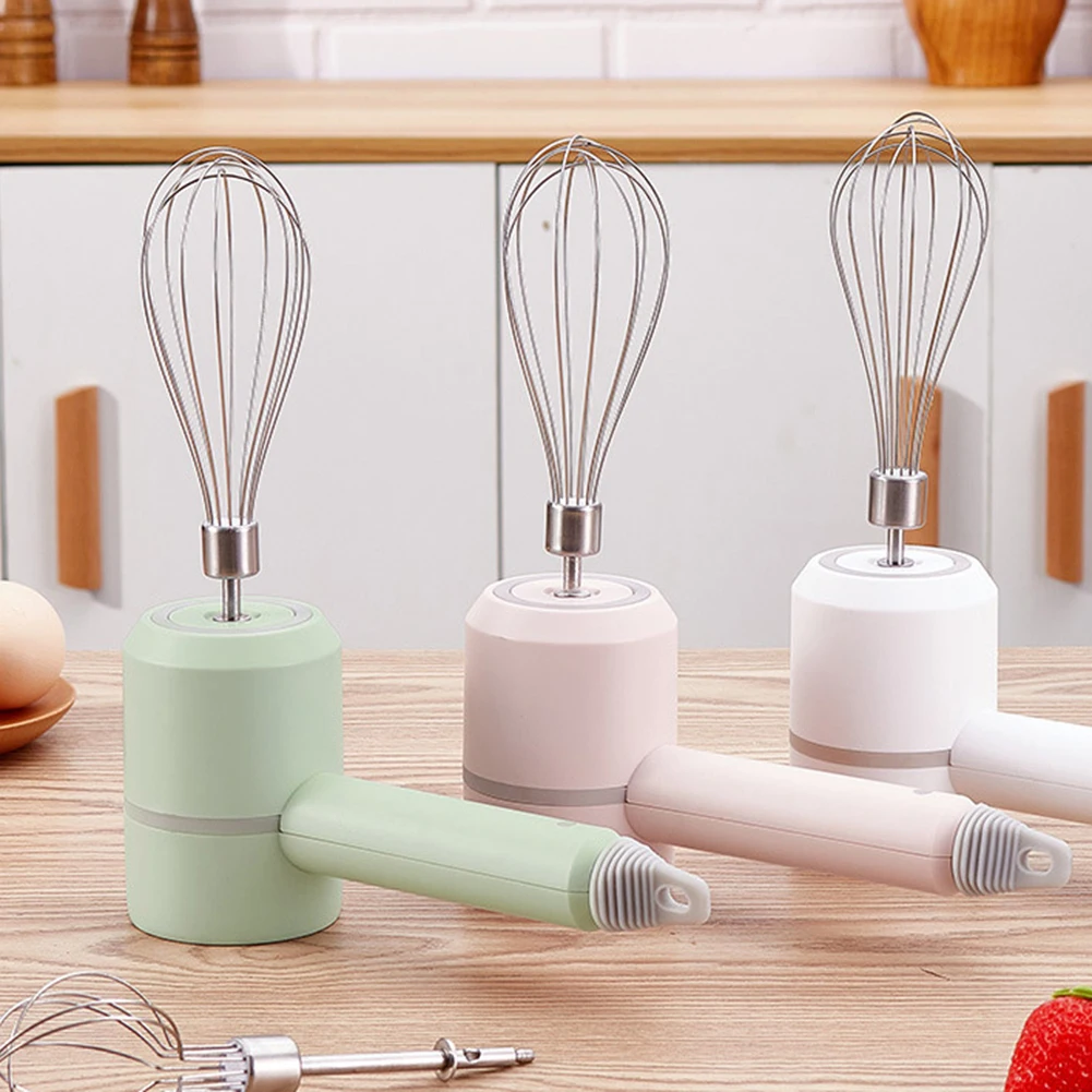 

Wireless 3 Speed Portable Electric Food Mixer Hand Blender High Power Dough Blender Egg Beater Hand Food Cake Baking Dough Mixer