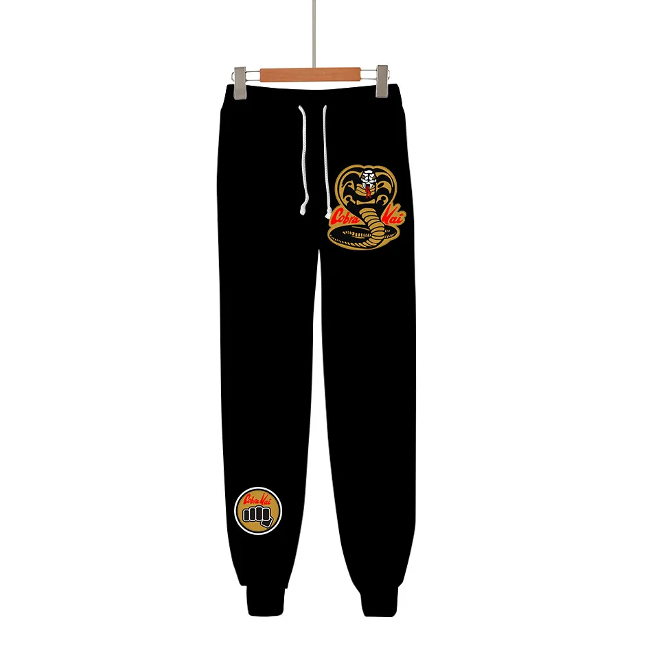 

Джоггеры мужские с 3D принтом кобры Кай, спортивные брюки с эластичным поясом, свободные штаны в стиле Харадзюку, спортивные брюки для мальчи...