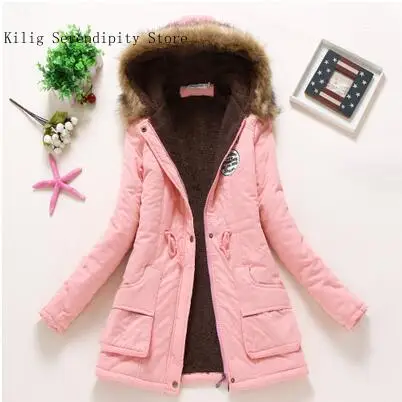 Новинка зимние пальто женская хлопковая стандартная куртка Повседневная парка