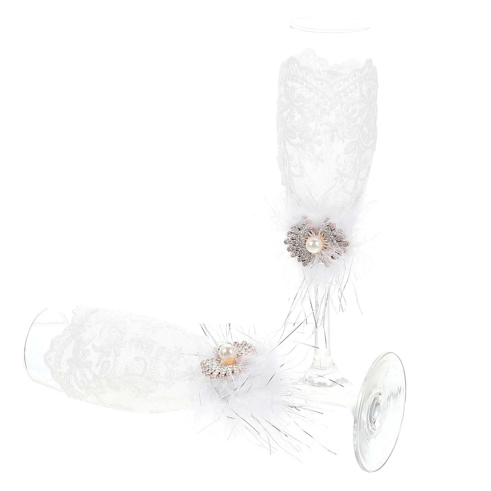 

Glasseswedding Champagne Toasting Flute Glass Flutes Crystalcups Cocktail Drinking Gifts Beverage Cup Stem Engagement Shower