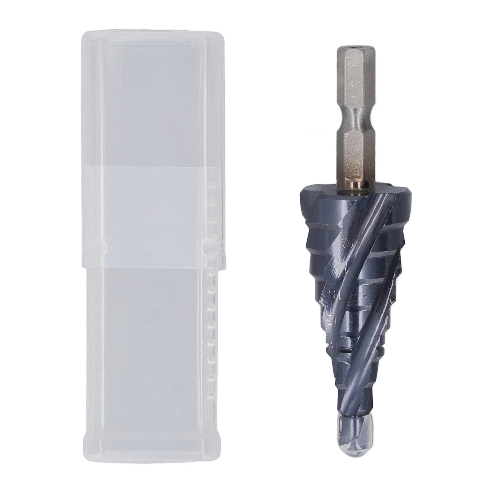 

Step Drill Bit 89HRC Hardness Easy Installation 5-21mm Smoother Cutting Spiral Flute Drill Bit for Plastic Wood Metal Plates