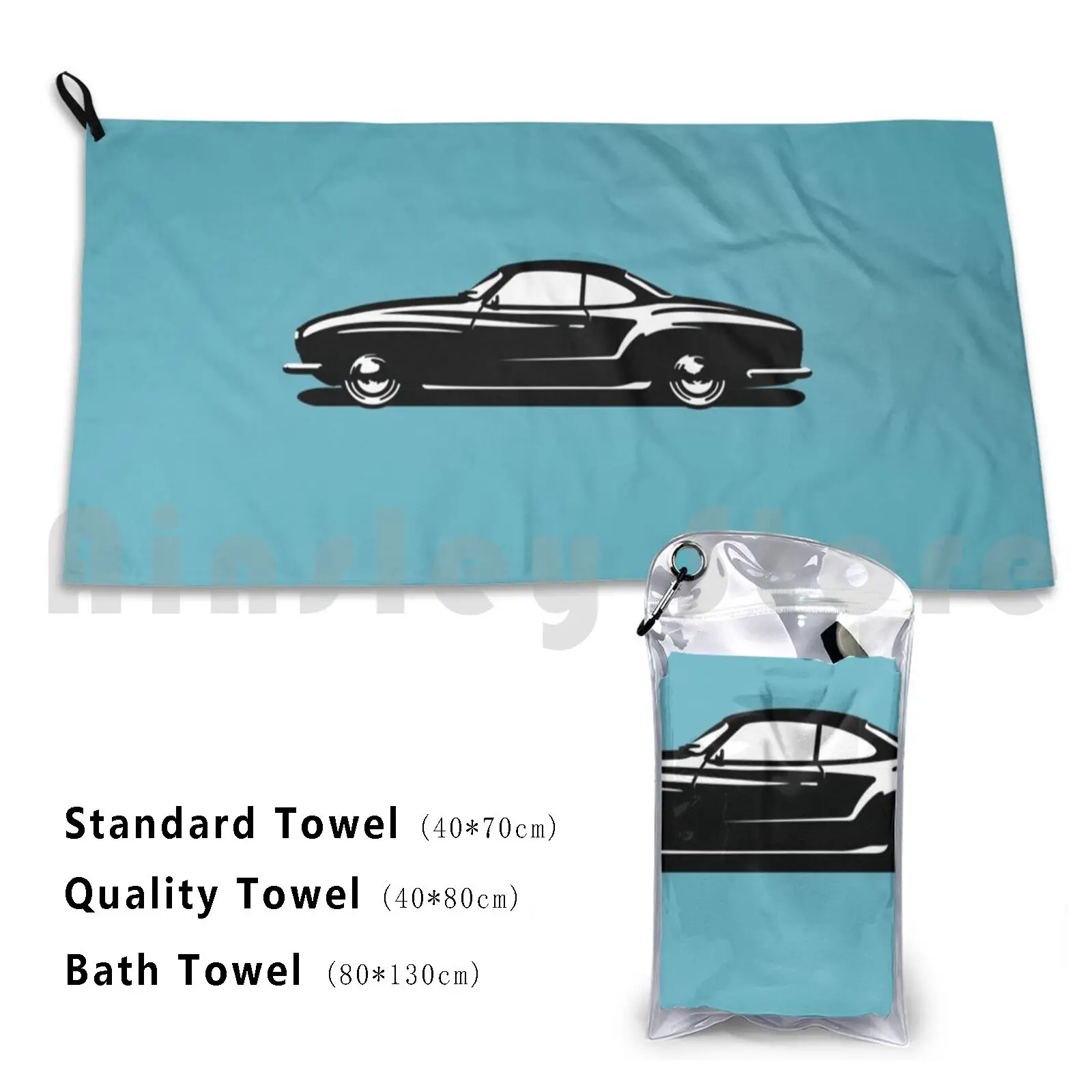 Karmann Ghia Тип 14 пляжное полотенце быстросохнущее качественное технические