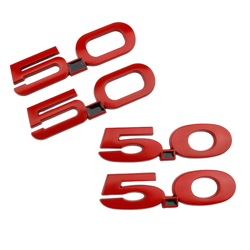 Автомобильные 3D металлические 5 0 наклейки с логотипом для Ford Mustang GT GT50 2021 2020 2019 2018