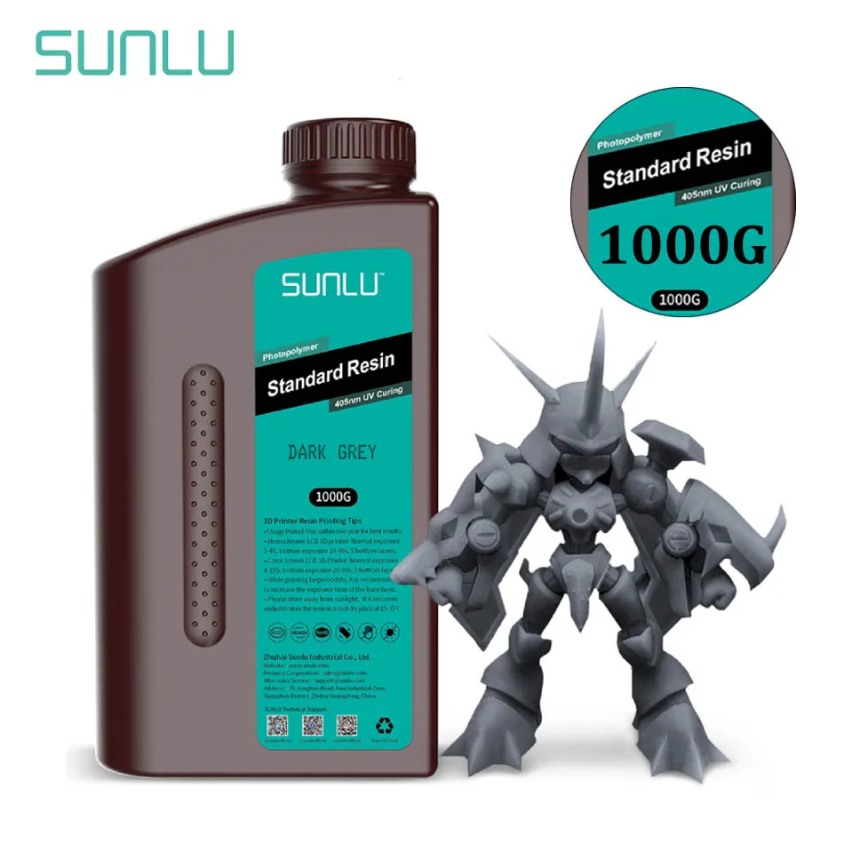 Жидкость с низким запахом для 3D-принтера SUNLU Standard/ABS Like/PA ...