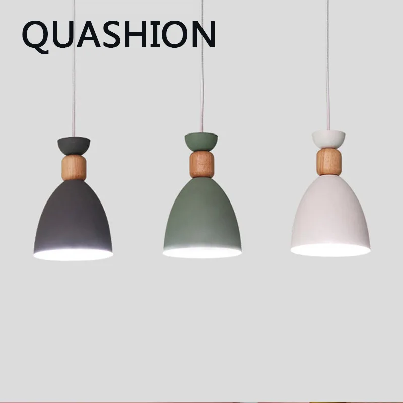 Светодиодная Подвесная лампа в скандинавском стиле прикроватный светильник