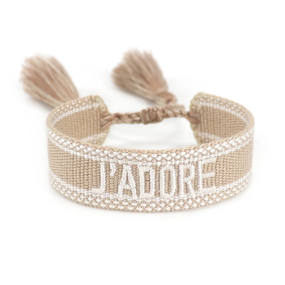 

Woven Friendship Bracelets Adjustable Rope Bangle For Women Vintage Braided Tassel Bracelets Wholesale Jewelry
