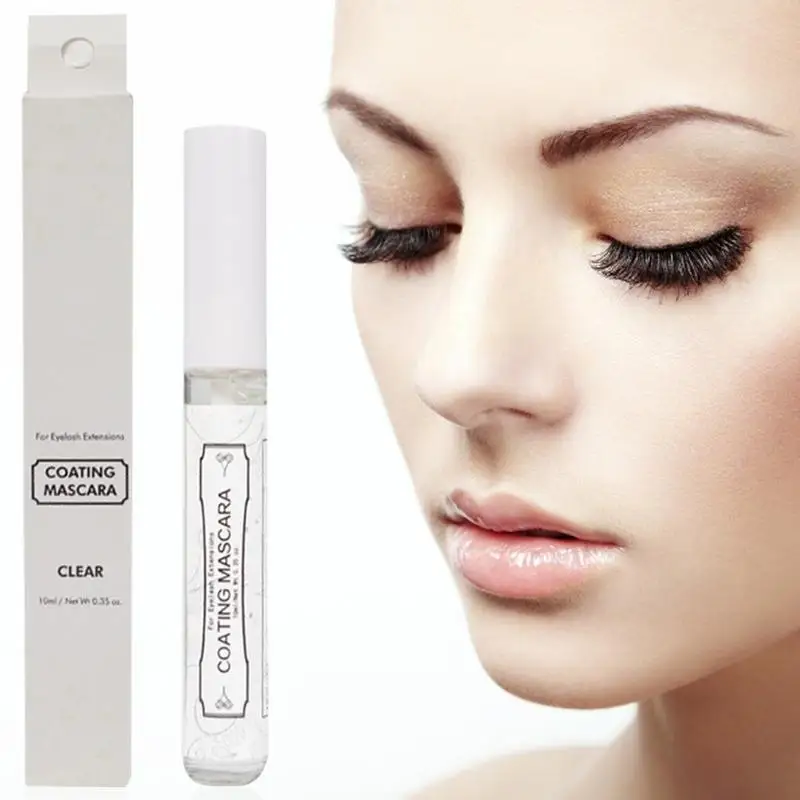 

3D Eyelashes Coating Sealant Mascara Fake Eyelashes Extension Styling Liquid To Prevent Glue Whitening Beauty Care Tools 10ML