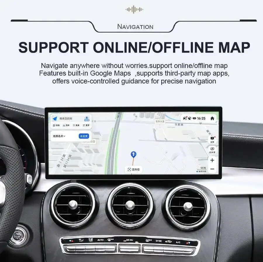 15,8-дюймовый сенсорный экран с LinuxAndroid 15 для Mercedes Benz ML GL GLE GLS W166 X166 2013-2015, Carplay, автомобильная мультимедийная система, 4G, GPS (art.: 3920dc037bcd3) - 3920dc037bcd3