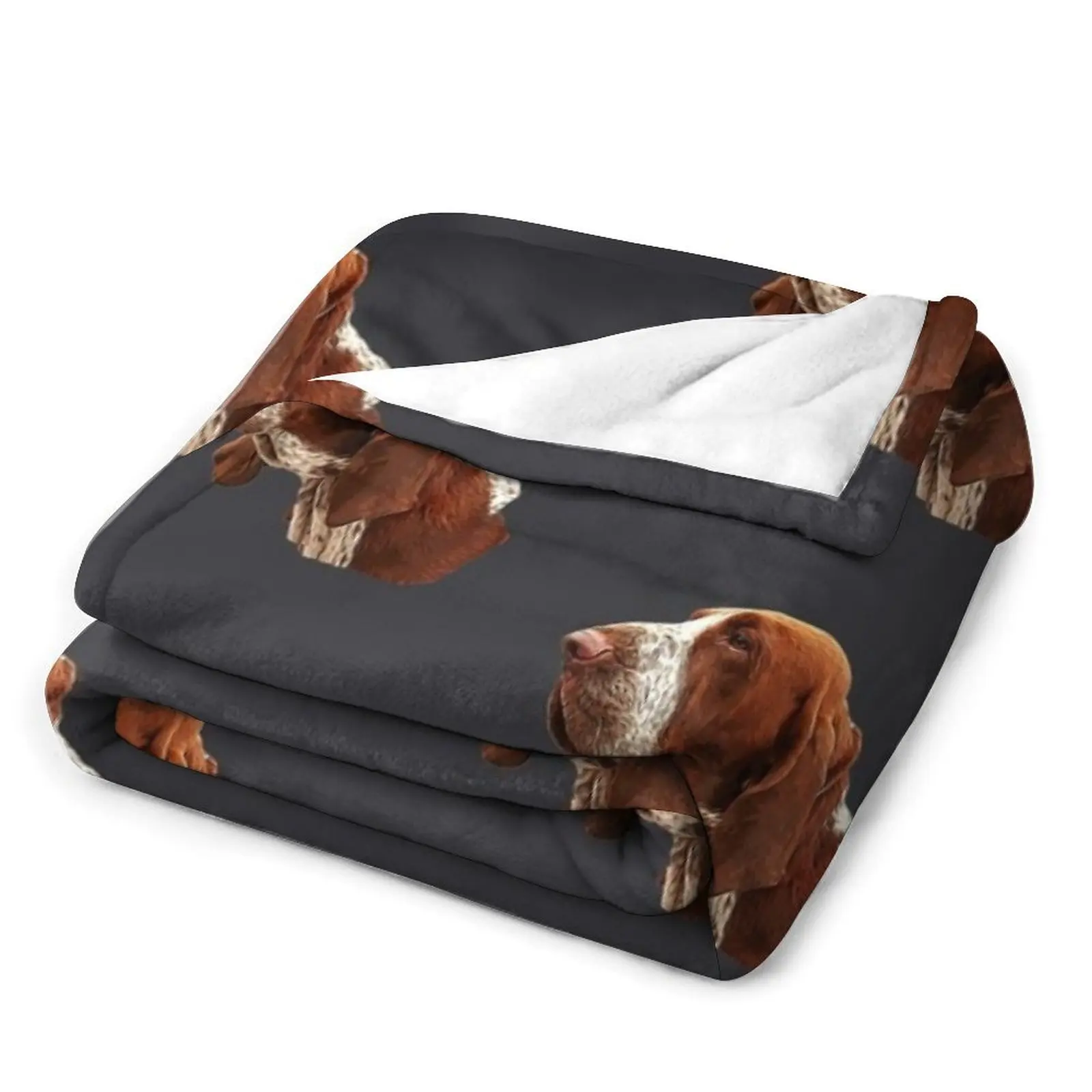 Пушистое одеяло Chestnut Bracco Italiano для малышей