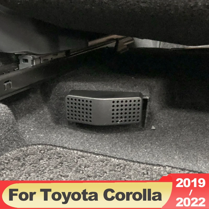 

Для Toyota Corolla 2019 2020 2021 2022 E210 12th автомобильное заднее сиденье под вентиляционное отверстие, чехол, искусственная защитная маска, автомобильные аксессуары