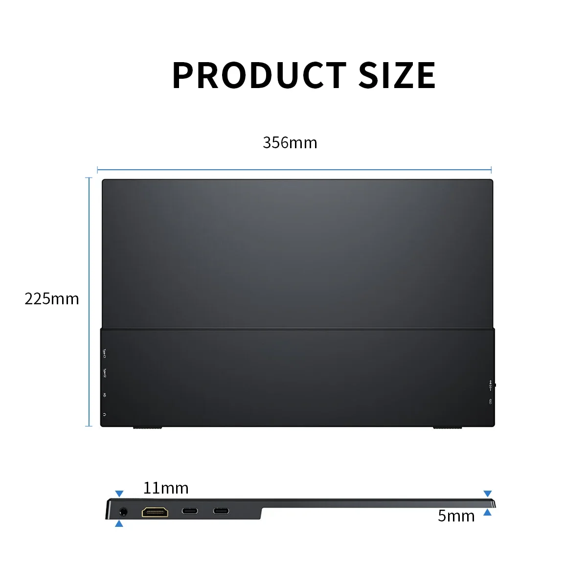 Портативный монитор HOWENS 15 6 дюйма 1080P FHD HDR