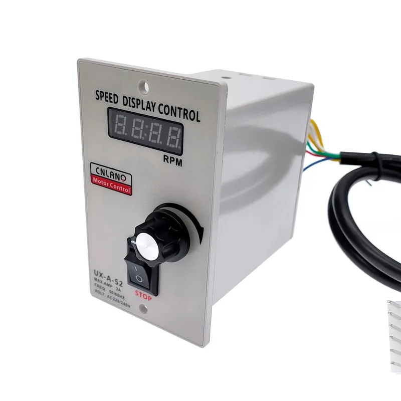 

400W AC 220V Digital display Motor Speed UX 52 Pinpoint Regulator Controller Forward & Backward 50/60hz