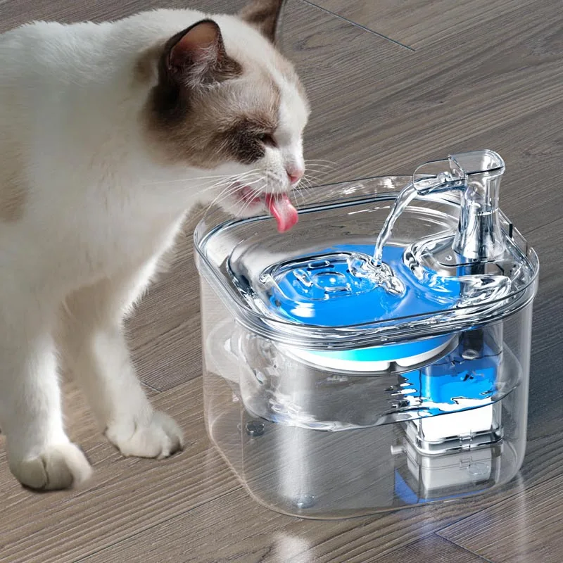 

Pet Water Dispenser Cat Water Fountain Filter Automatic Sensor Drinking Fountain For Cats Feeder Bowl Pets Water Feeding