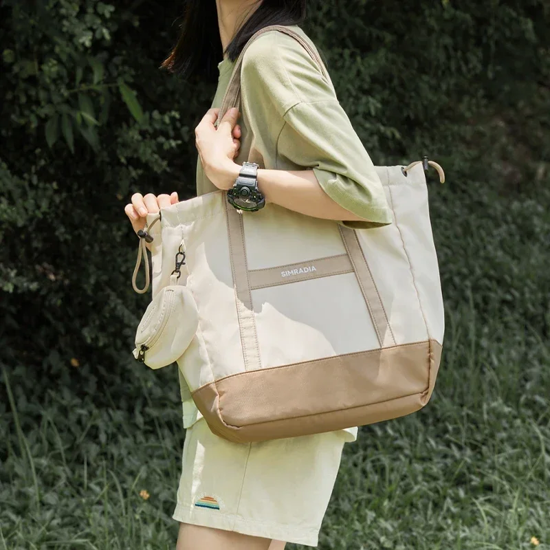 

Женская сумка-тоут, сумка на плечо для девушек, для студентов колледжа, для книг, для офиса, работы в Корейском стиле, литературные тоуты для покупок