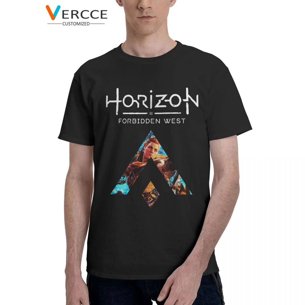 

Game Horizon Forbidden West T Shirt 100% Cotton Tees Short Sleeve Clothing Men Women T Shirts Unique Gift Idea