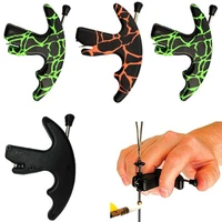 plastic 1pcs archery release aid hard thumb release trigger recurve bow compound power bows shooting tool archery release aid