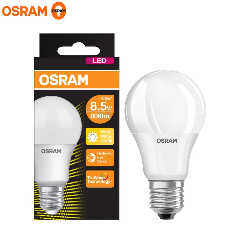 

OSRAM LED Value Classic A лампа 8,5 Вт тёплый белый 2700К