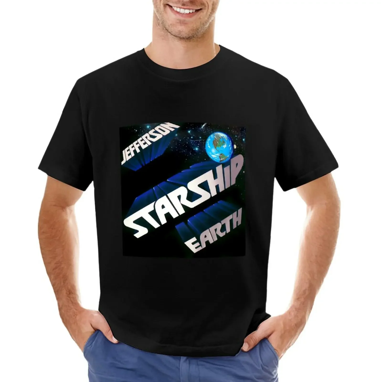 Футболка мужская с коротким рукавом дизайнерская рубашка рисунком земли уличная