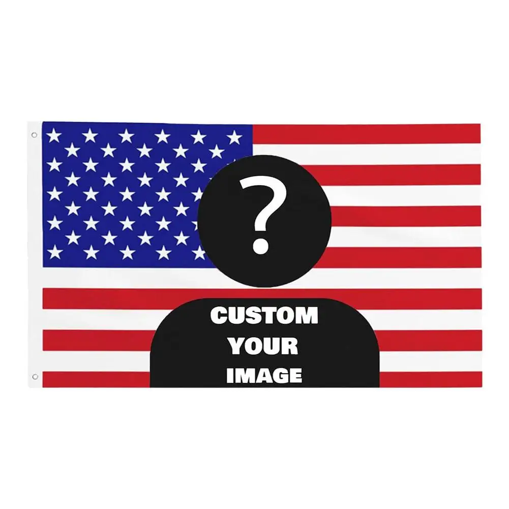 Пользовательский розовый флаг США 3х5 футов