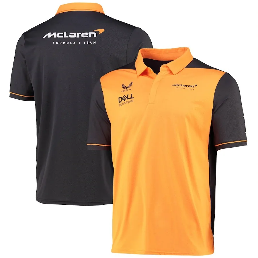 

2023 3D Print New Men's Rest Sports Shirt Women's Polo Shirt Summer Hot Sale McLaren Team Polo Shirt F1 Formula One Racing Shirt