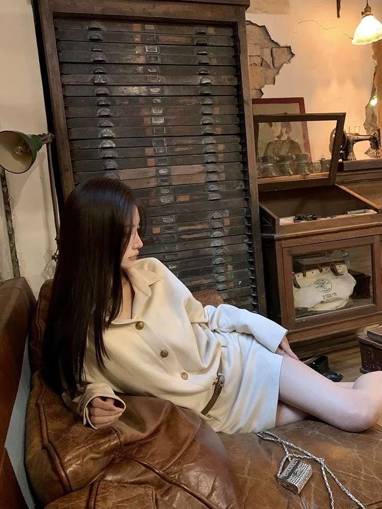 MiiiiX платье-рубашка с воротником-поло и длинными рукавами для женщин осень 2023