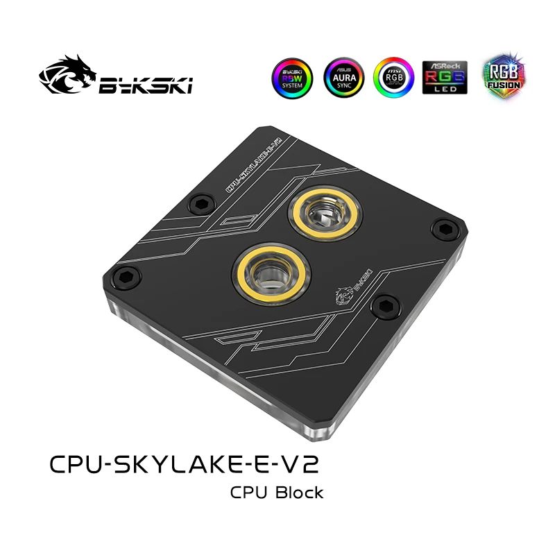 Bykski CPU Water Cooling Block Use for LGA3647/SKYLAKE Socket ASUS WS C621E SAGE Water Cooler Radiator CPU-SKYLAKE-E-V2