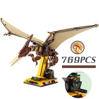 2022 jurassic series world dinosaur dragon park flying pterosaurs technical boys toys city figures building block brick kid gift