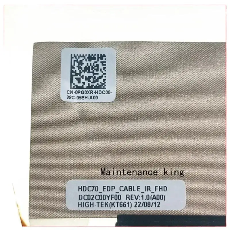 FORNEW оригинальный ЖК-кабель EDP FHD для ноутбука DELL Precision 7770 M7770 HDC70 IR DC02C00YF00 PG0XR 0PG0XR