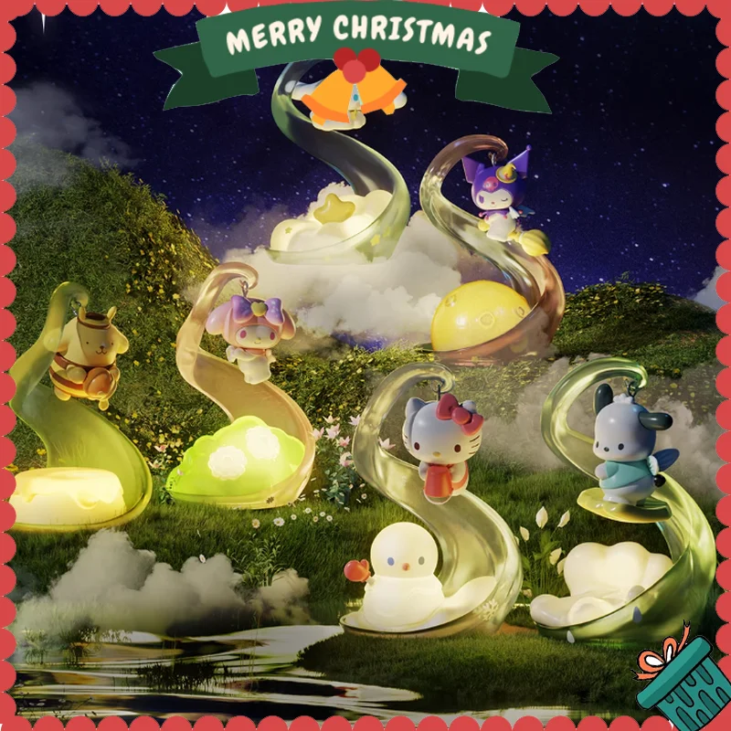 Новинка светящийся эльф Sanrio семейная серия игрушки кавайная куроми коричная