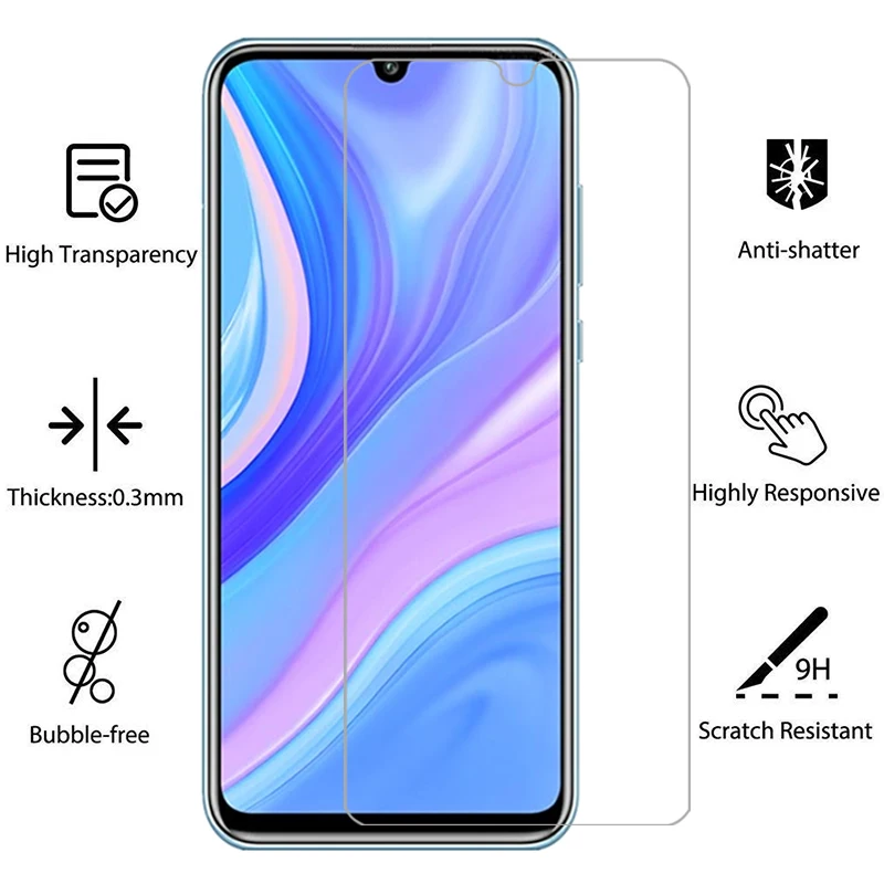 Защитное закаленное стекло для huawei p smart s Защитная пленка экрана смартфона huawey huwei