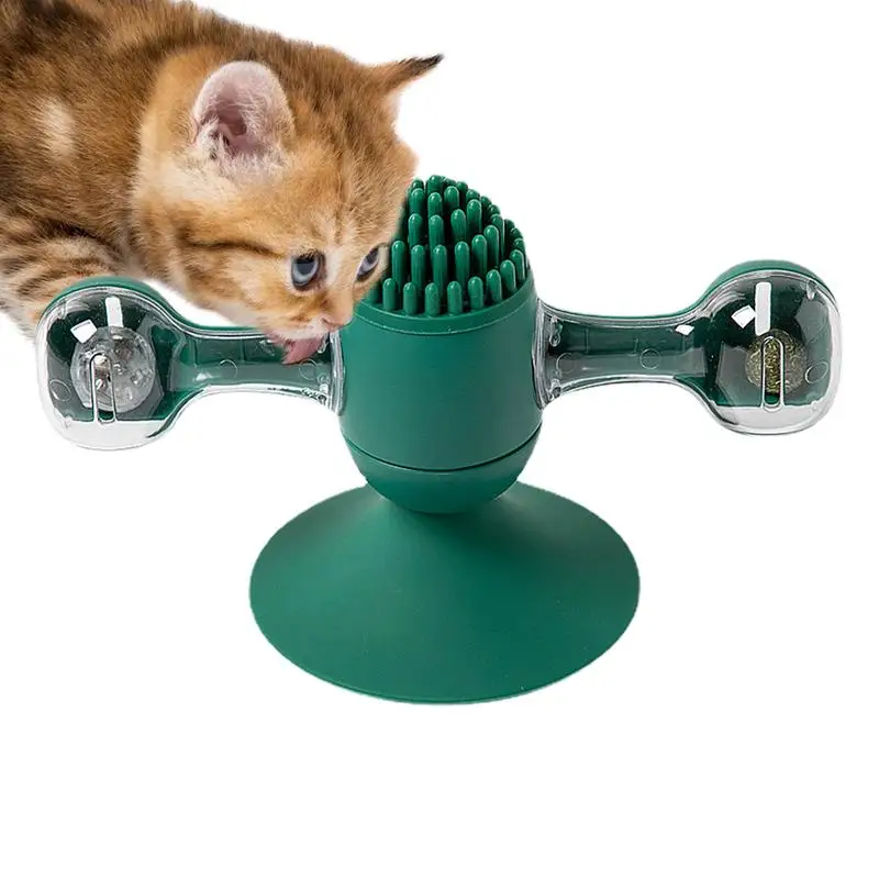 Ветряная мельница проигрыватель игрушка для кошек вращающийся игрушечный шар