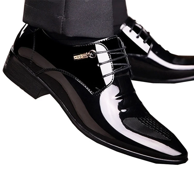 Fashion Elegant Dress Shoes for Men Italian Man Formal Leather Shoes Male Casual Society Loafers Shoe Male Footwear Large Sizes