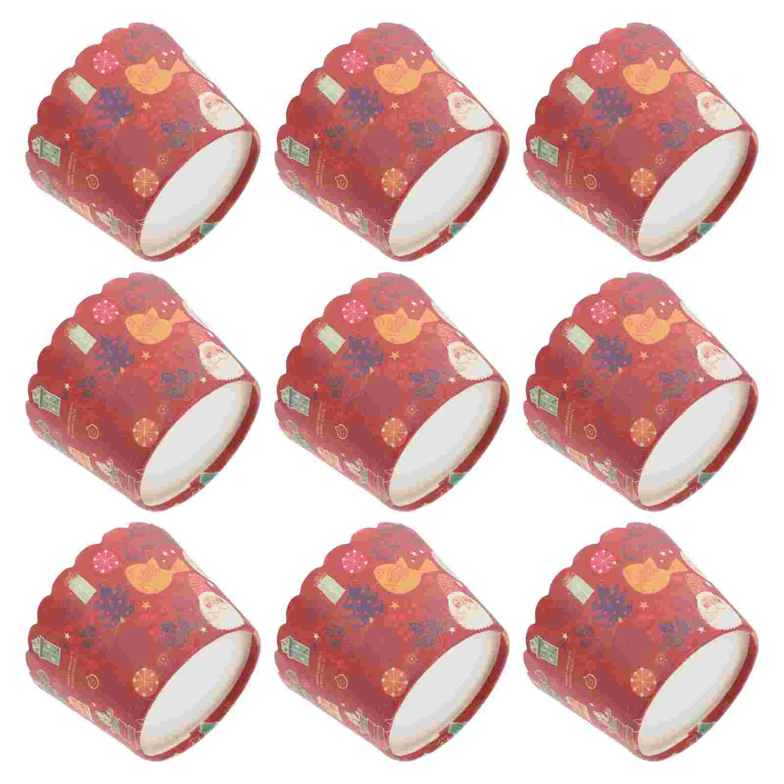 

Christmas Baking Cups Cupcake Cup Liners Candy Muffin Abake Wave Holiday Supplies Paper Cakemini Decorations Wrappers