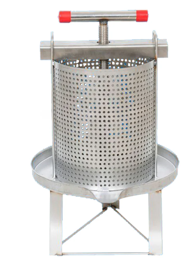 Honey Press Stainless Steel Small Household Honey Pressing Machine Native Honey Squeezer Medium Honey Juicer Sugar Wax Press