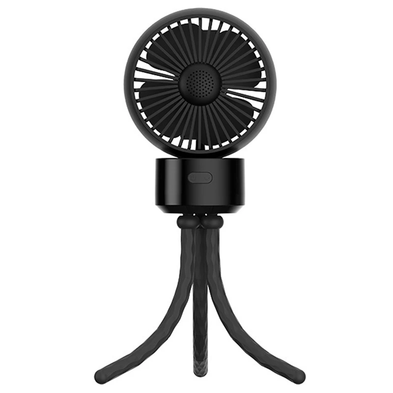

4500Mah Rechargeable Battery Powered Clip Fan,Ultra Quiet,3 Speed,Rotatable,For Travel Office Room Outdoor