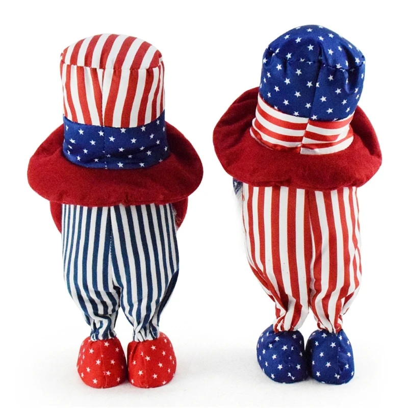Патриотические гномы куклы ко Дню независимости Америки плюшевый орнамент
