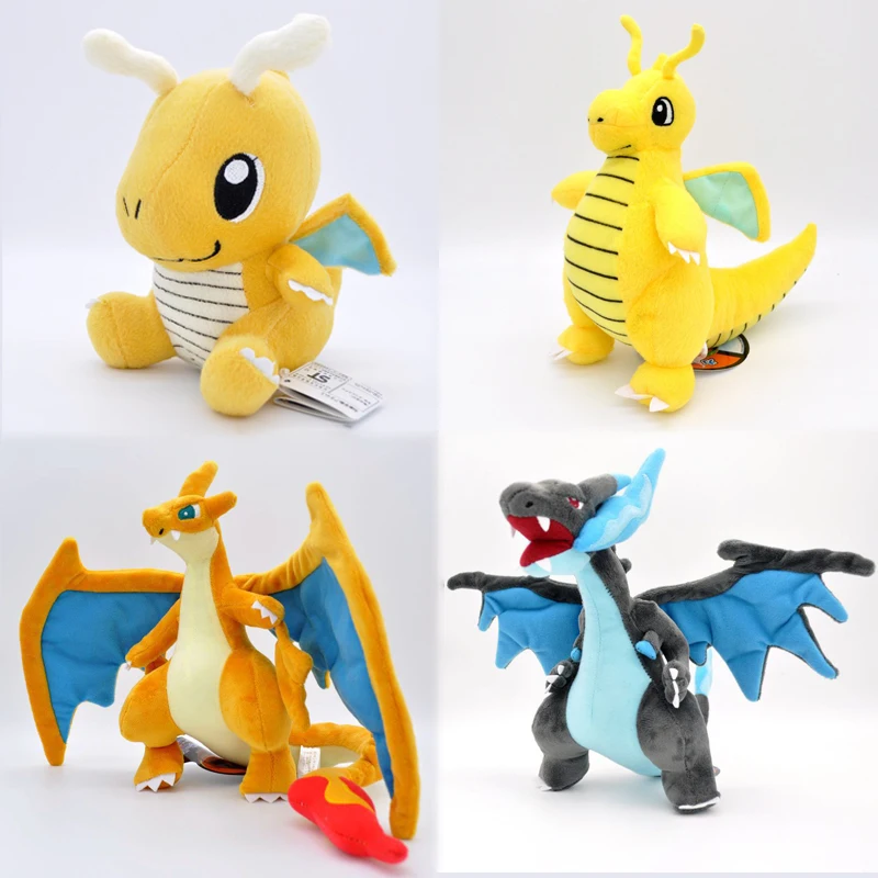 

Большой размер, фигурки покемона из аниме, Charizard Dragonite, кукла, мягкие животные, плюшевая игрушка, кавайная декоративная игрушка для комнаты, Д...