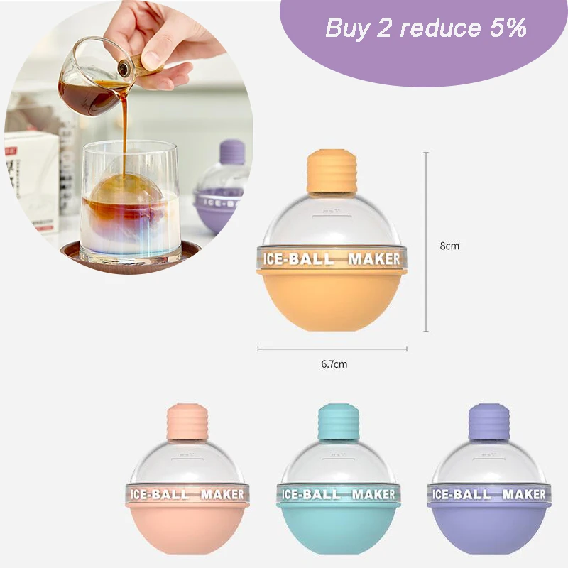 

Ice cube mold Whisky Wine Freshing Decor Ice Ball Making Mold Ice Hockey Ice Cube Tool Silica Gel Household Ice Cube Ball Molds