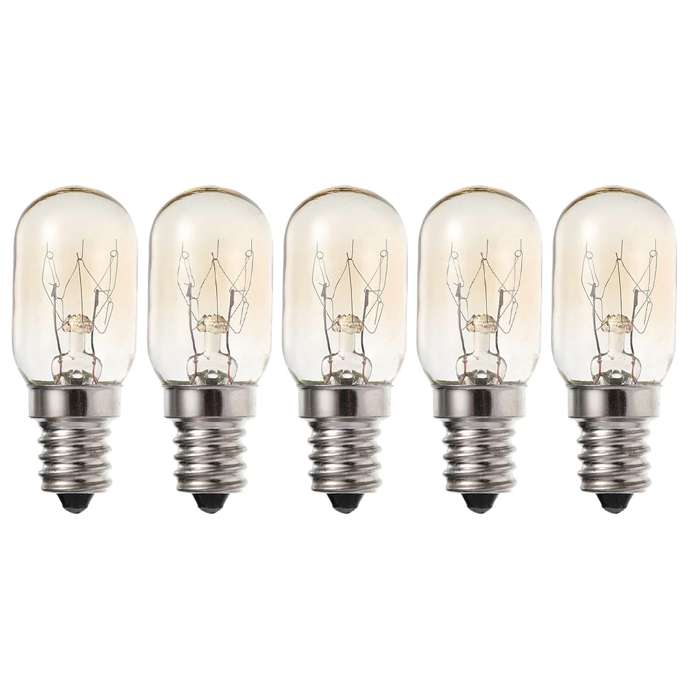 

5 PCS Refrigerator Light Bulb Filament Fridge Industrial Vintage Chandelier Machine Tool